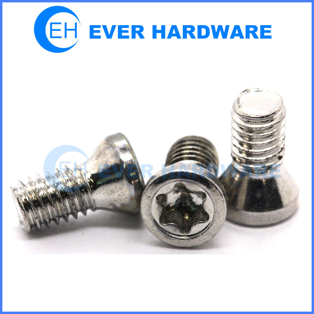 High Strength Screw White Zinc Plated Torx Drive Cutting Tool