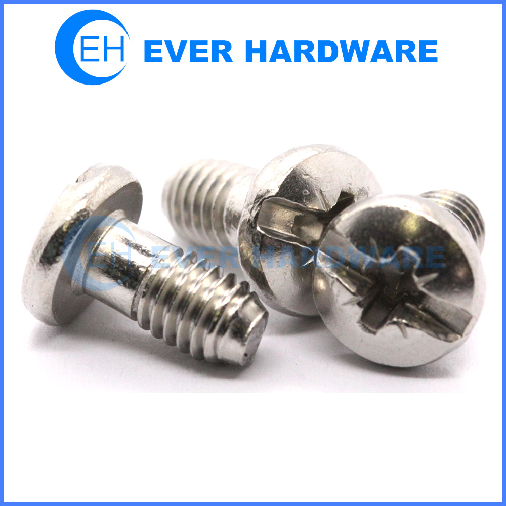 Pozi Slot Screw Binding Head Stainless Steel Purification