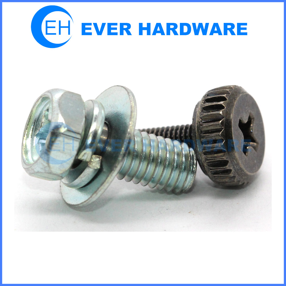 Customized Screw Head Drive Thread Washer Material Finish