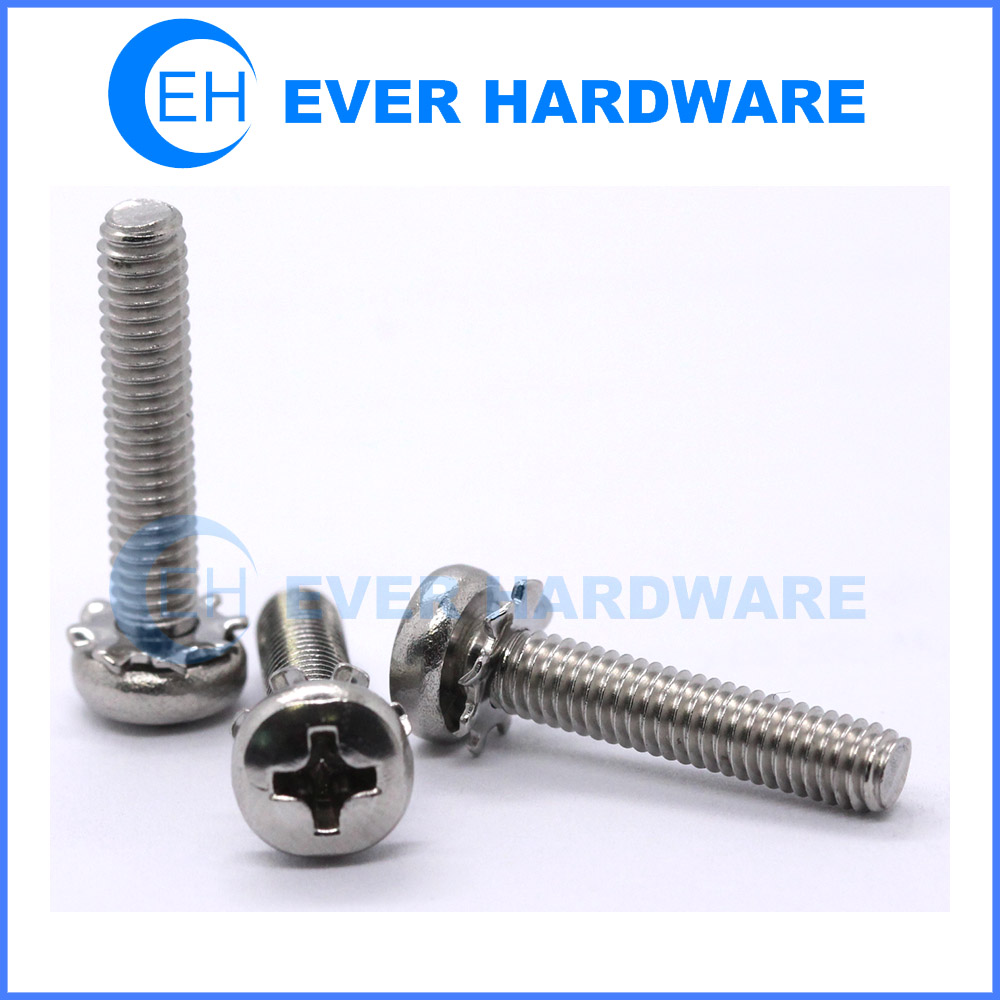 External Thread Sems Screw Stainless Steel Passivation Metric Machine