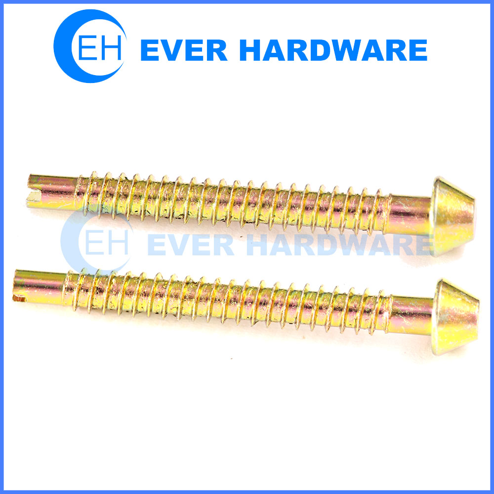 Conical Head Screw Tapping Thread Slot End Custom Made