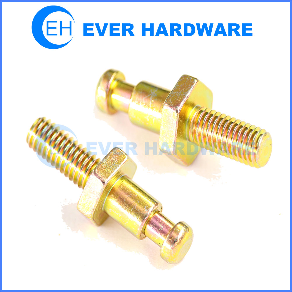 Customized Head Bolt Metric Threaded Hexagon Long Head