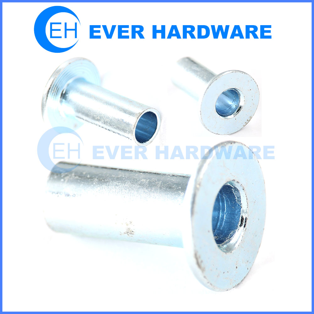 Flat Hollow Rivet Steel Bright Galvanization Manufacturer