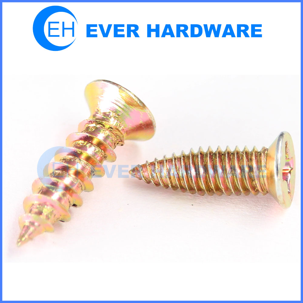 Flat Self Tapping Screw Countersunk Head High Strength