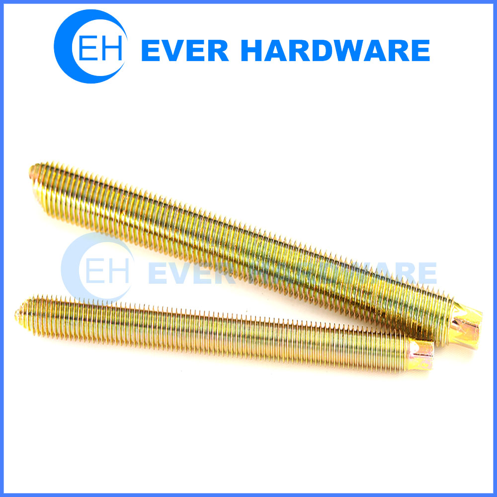 Hex Drive Threaded Rod Hex Head Brass Coating Manufacturer