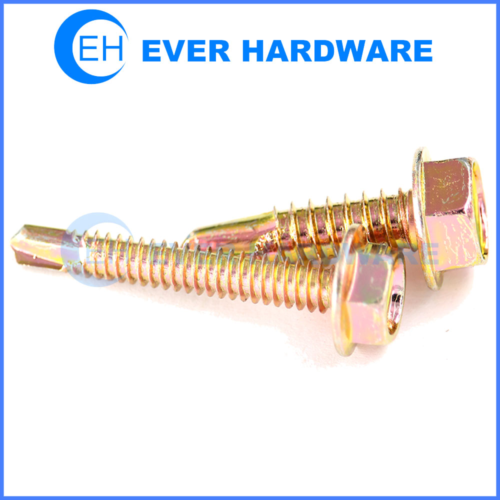 Hex Flange Drilling Screw Manufacturer Zinc Plating