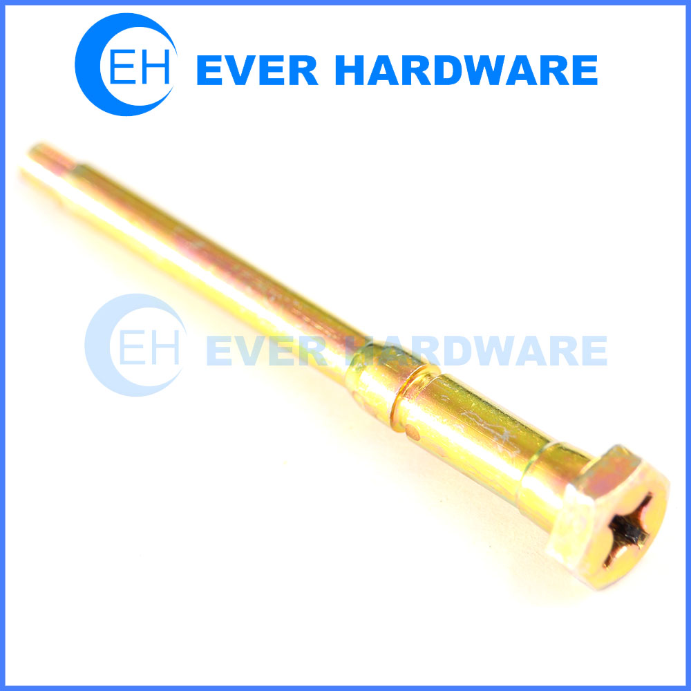 Hex Shoulder Pin Groove High Strength Yellow Zinc Plating