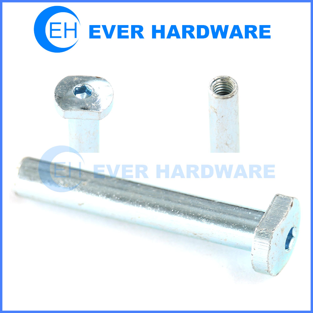 Hexagon Socket T Bolt Internal Threaded Anti Rust Plating