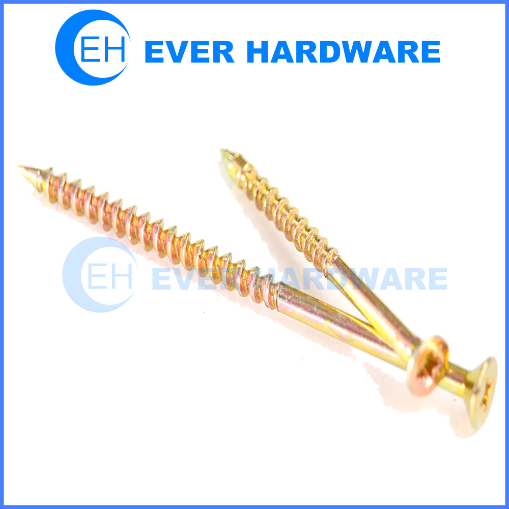 Inverted Thread Screws Countersunk Head Half Thread High Strength