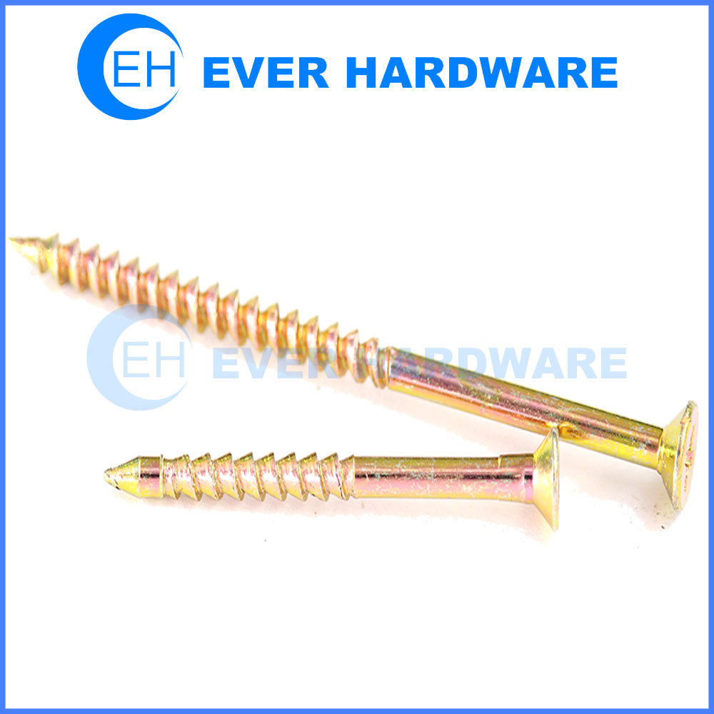 Inverted Thread Screws Countersunk Head Half Thread High Strength