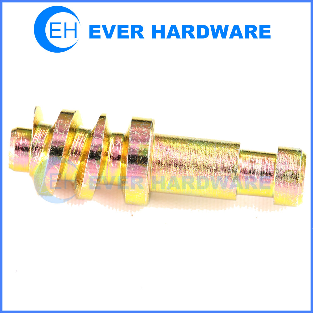 Lathe Thread Bolt Left Handed Brass Coating Custom Made