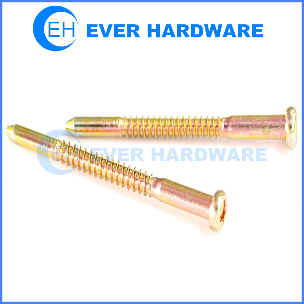 Partial Threaded Bolt Middle Thread Tip End Pan Cross Head