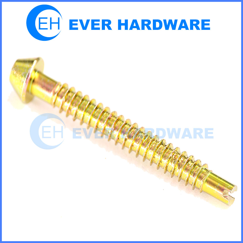 Slot End Screw Slotted Tail Bolt Lathe Slot Conical Head Galvanized