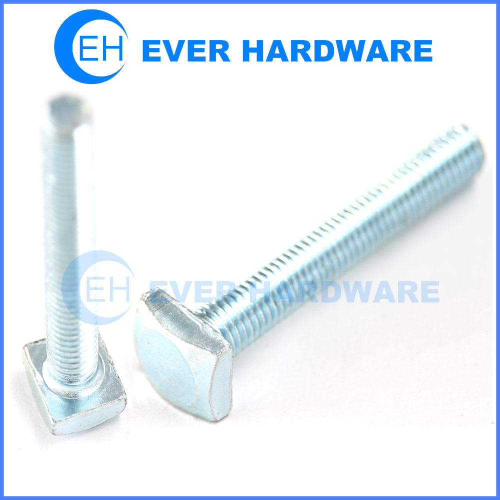 Square Head Bolts Metric Machine Threaded Carbon Steel