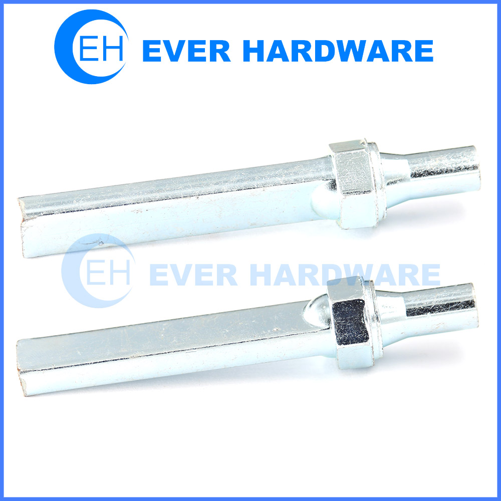 Square Pin Custom Made Bright White Electro Plating