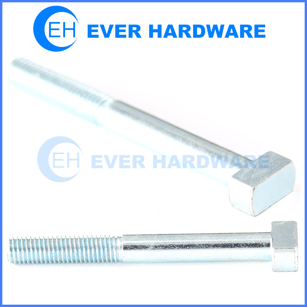 T Bolts T Shaped Head Metric Threaded Partial Galvanized