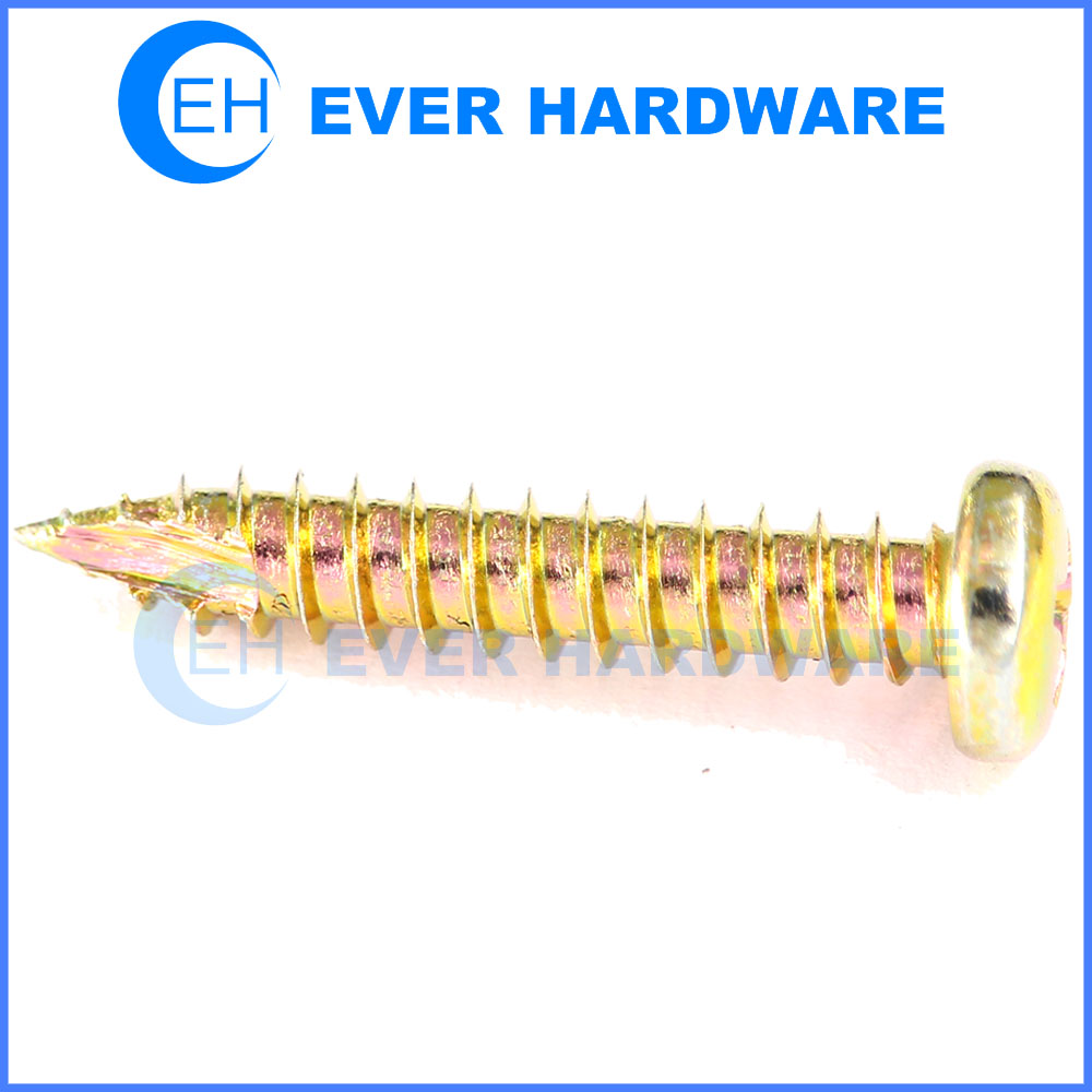 Thread Cutting Tapping Screw Pan Phillips Zinc Plating