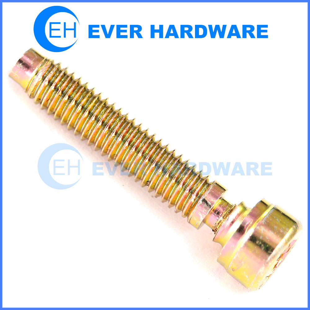 Undercut Cap Bolt Metric Threaded Beam Ending Lathe Finish