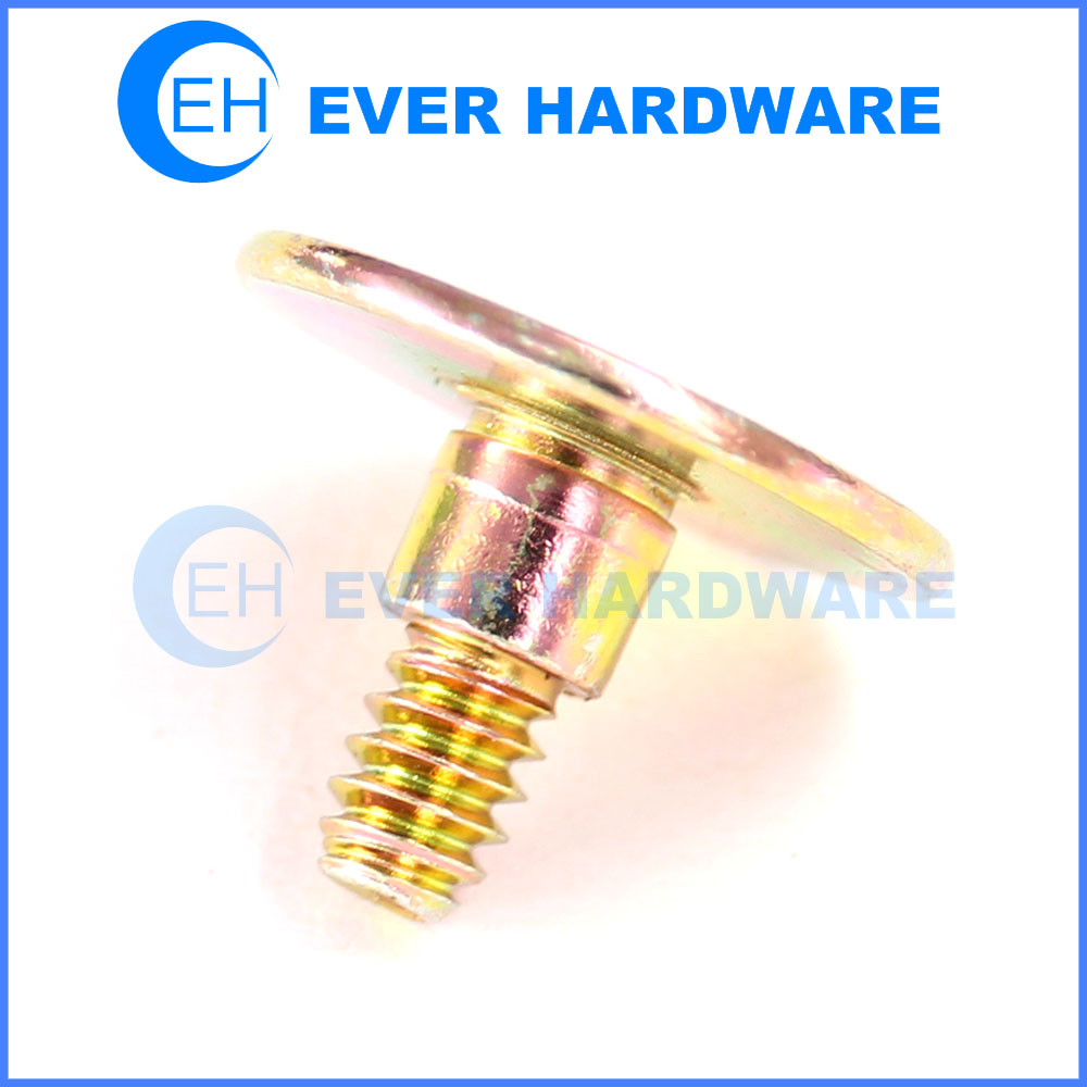 Wafer Head Screw Undercut Shoulder Machine Threaded Custom