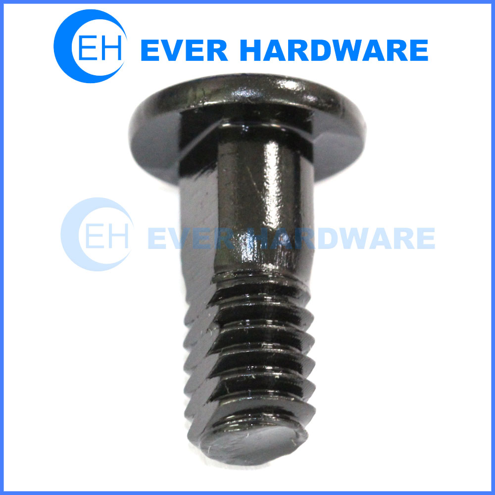 Axle screw milled flat thread black plating position bolts manufacturer