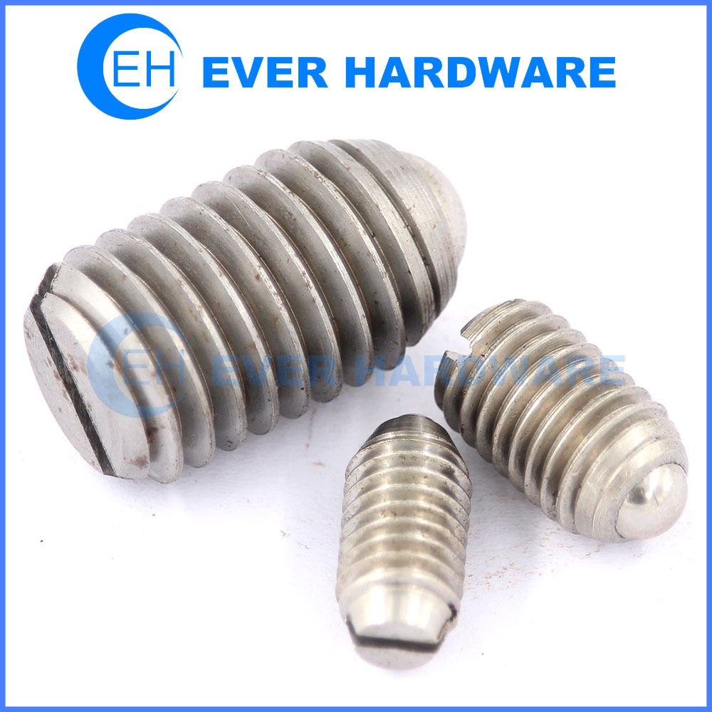 Ball end grub screw slotted ball end screw ball screw assembly