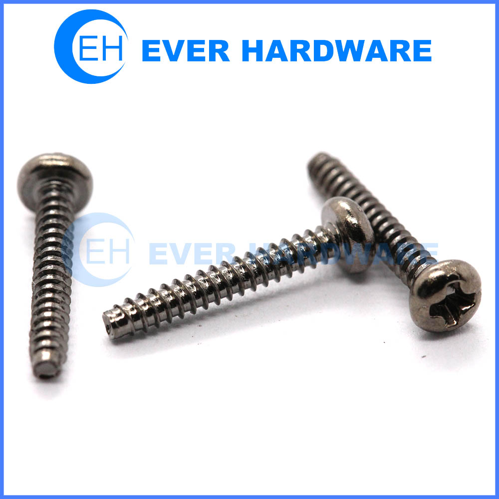 Black screws nickel plating screws for plastic nickel fasteners