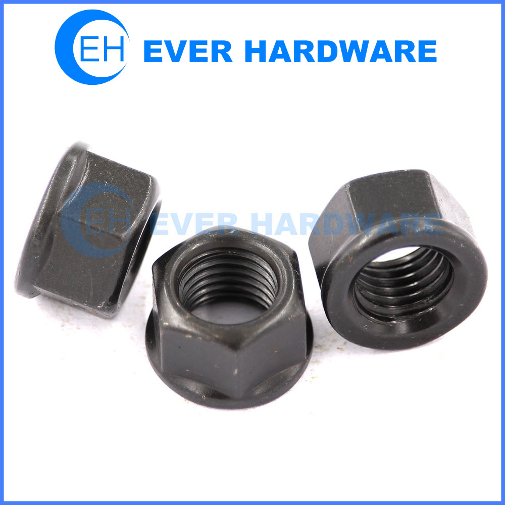 Black wheel nuts tire nuts stud nuts alloy steel nuts manufacturer