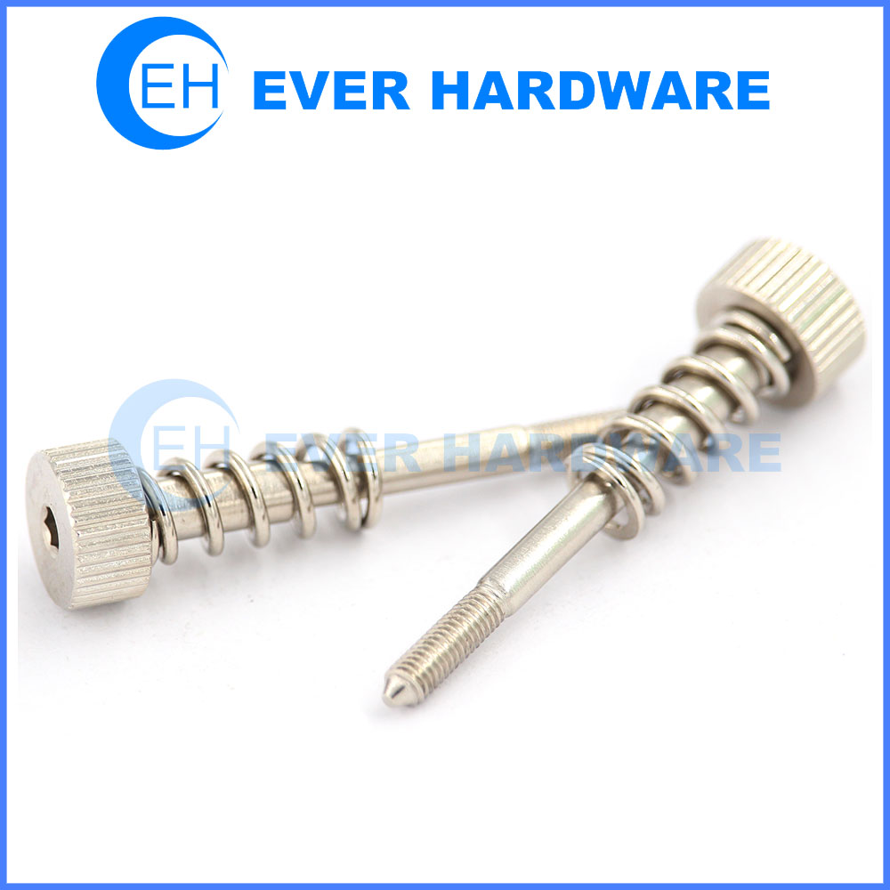 Bolt with spring fillister head spring fasteners spring bolts supplier