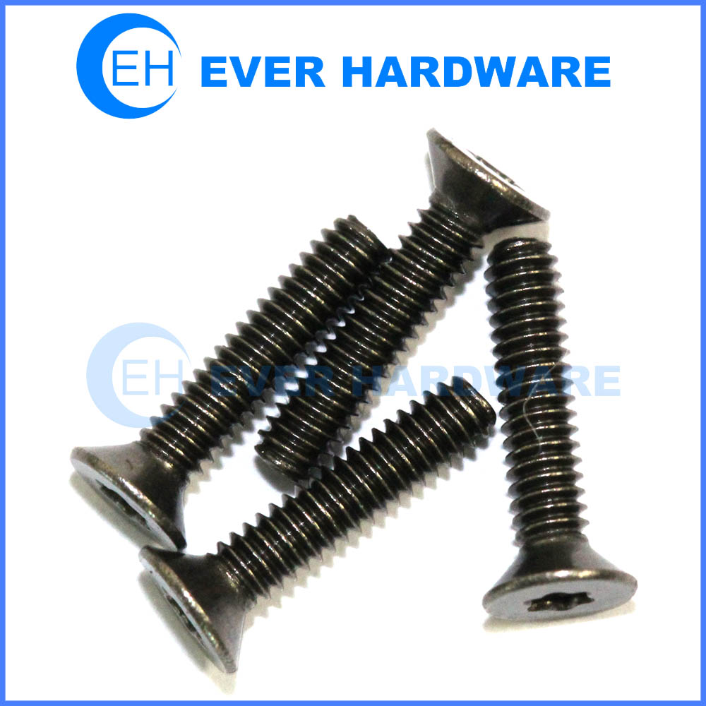 Flat head screw metric fasteners socket screw metal screws