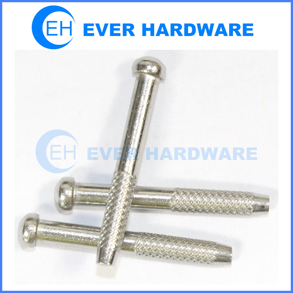 Knurled Nails Round Head Beam End Custom Made Stainless A2