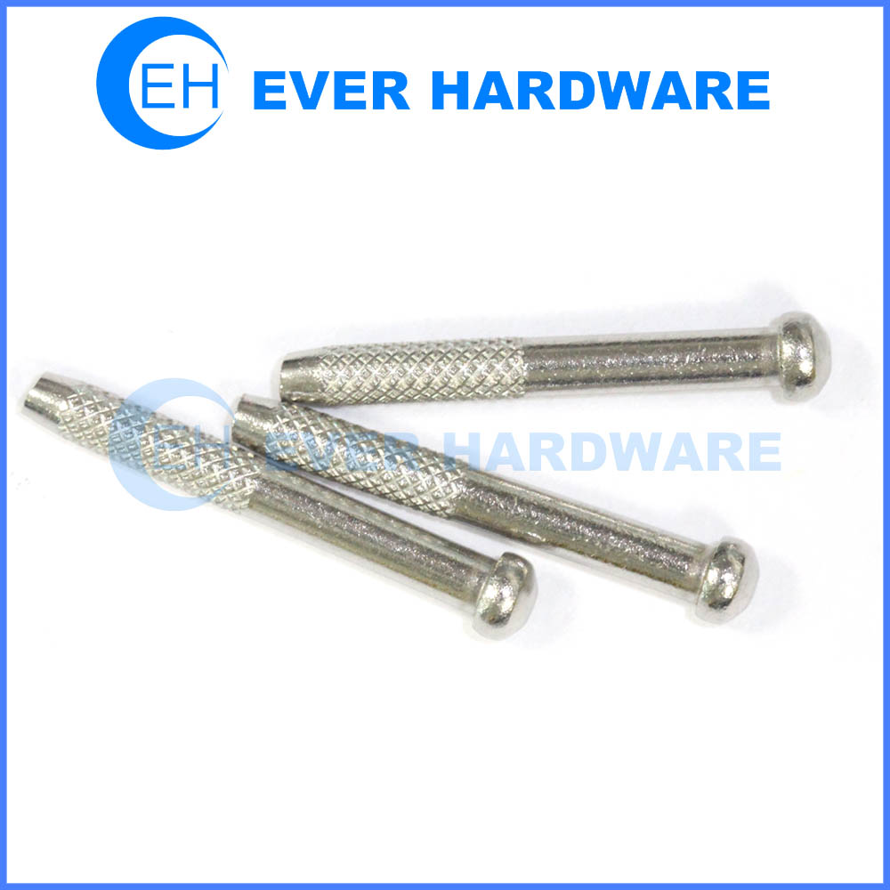 Knurling Nails Stainless Steel Passivation Round Head Custom Made