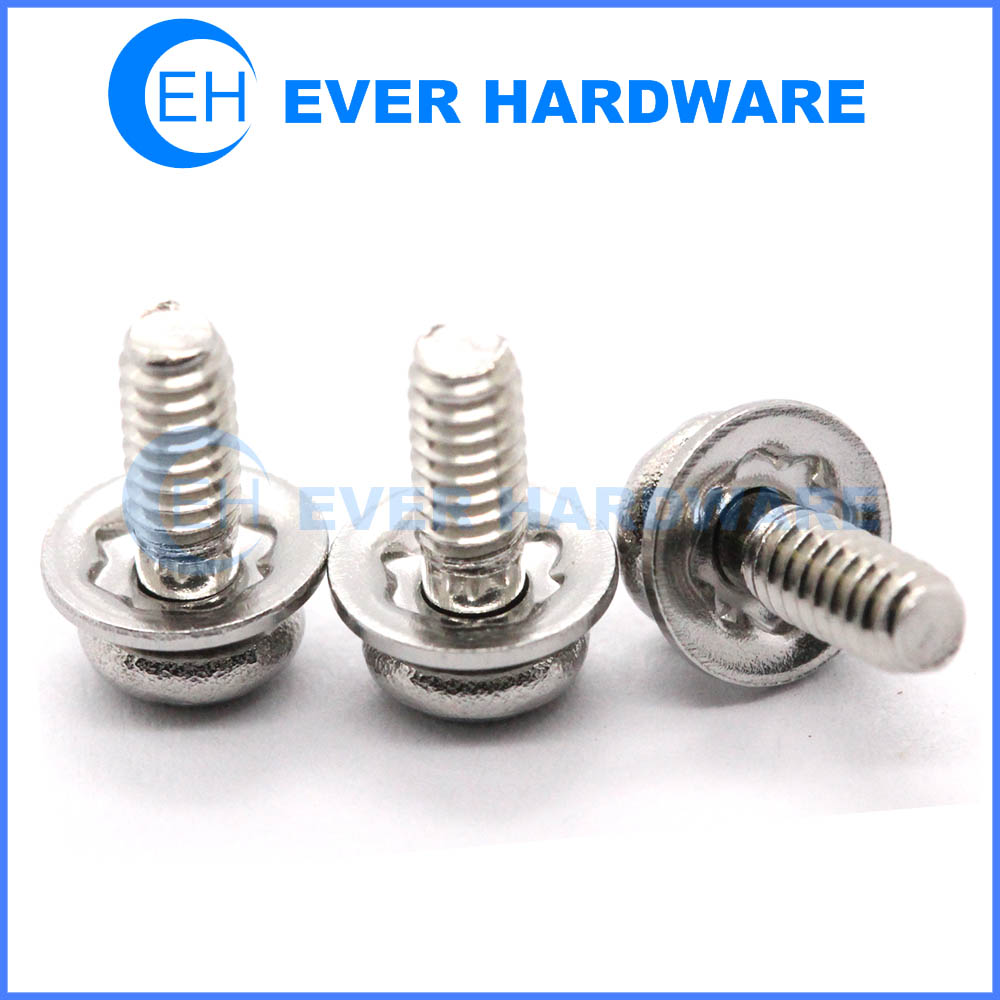 Metric sems screws sems fasteners stainless steel bolts lock washer
