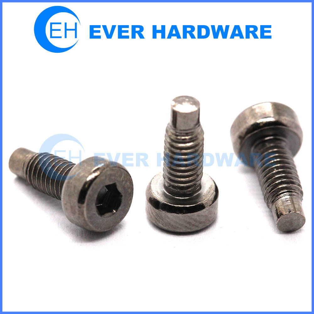 Nickel plated screws black nickel cylinder hexagon head screws fasteners