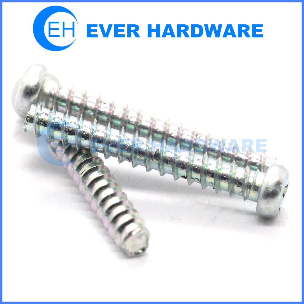 Plastite screw pan phillips head steel zinc plating screws supplier