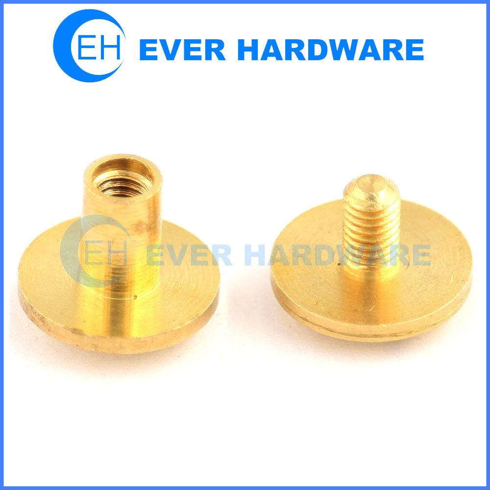 Post fasteners brass binding post leather screw fasteners copper chicago
