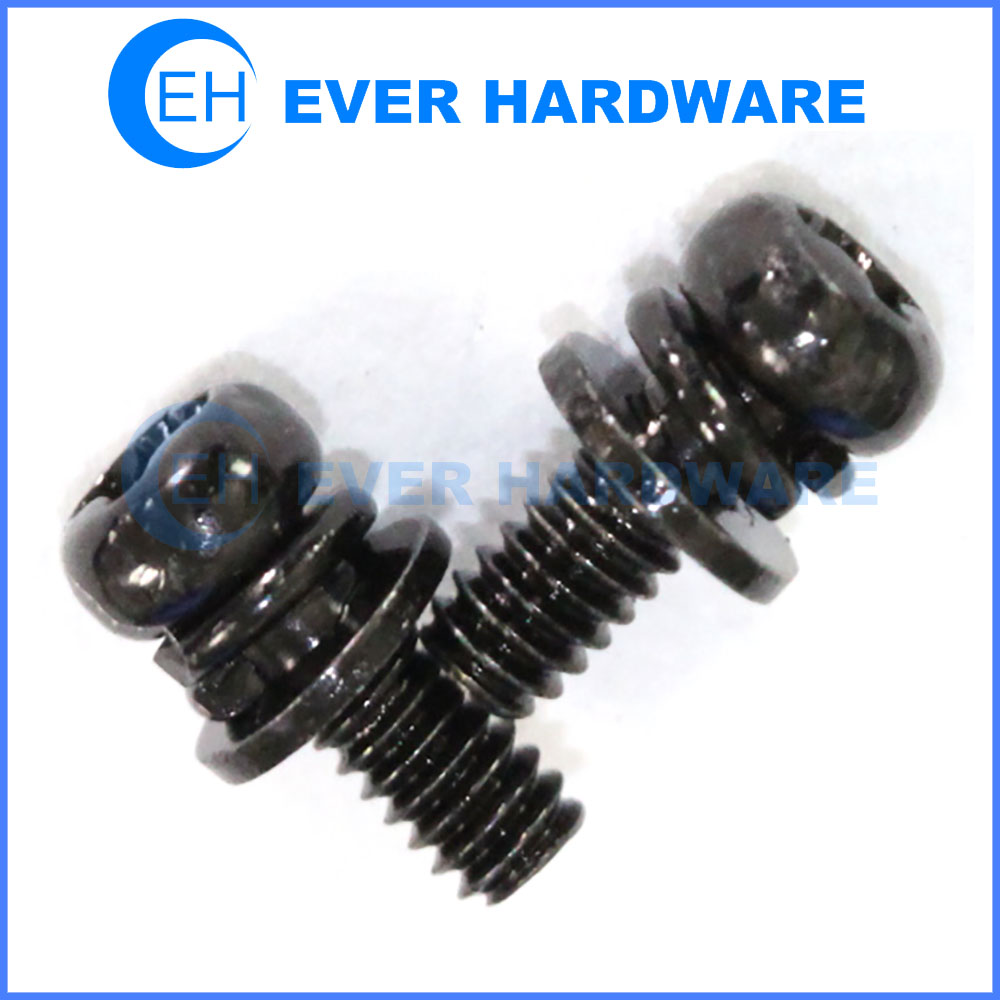 Sems hardware screw washer assembly screw with washer attached