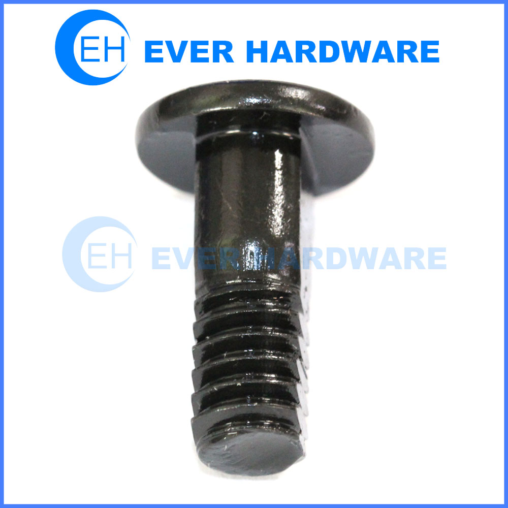 Shaft screw shaft machine screws flat head shoulder black galvanized