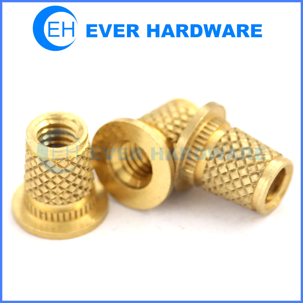 Sleeve nut knurled brass flat knurled nuts quick release nut