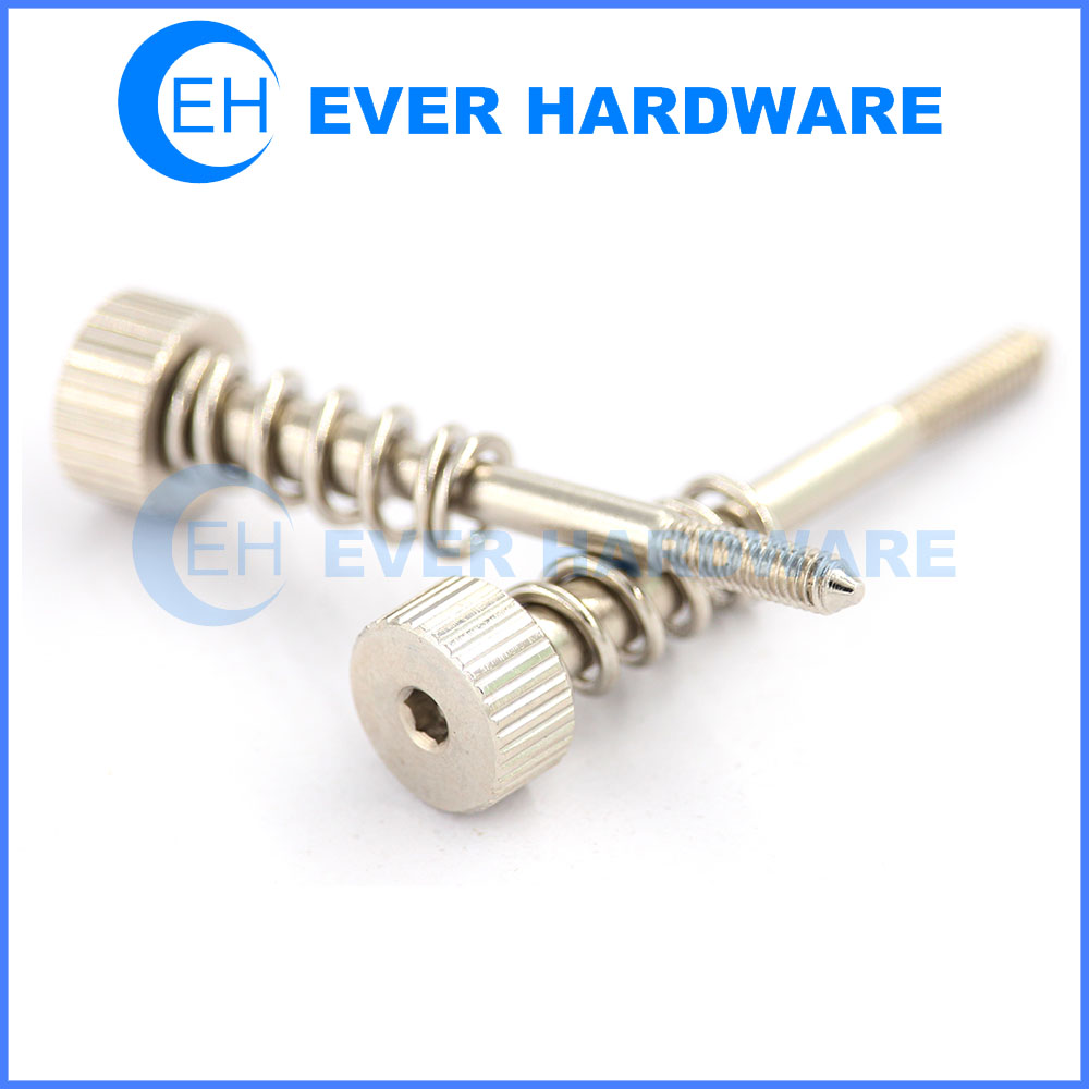 Spring bolt lock stainless steel machine bolts spring attached