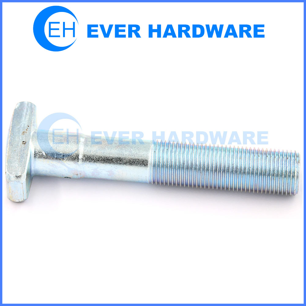 T Head Wheel Bolt Auto Fastener Galvanized Hole Attaching