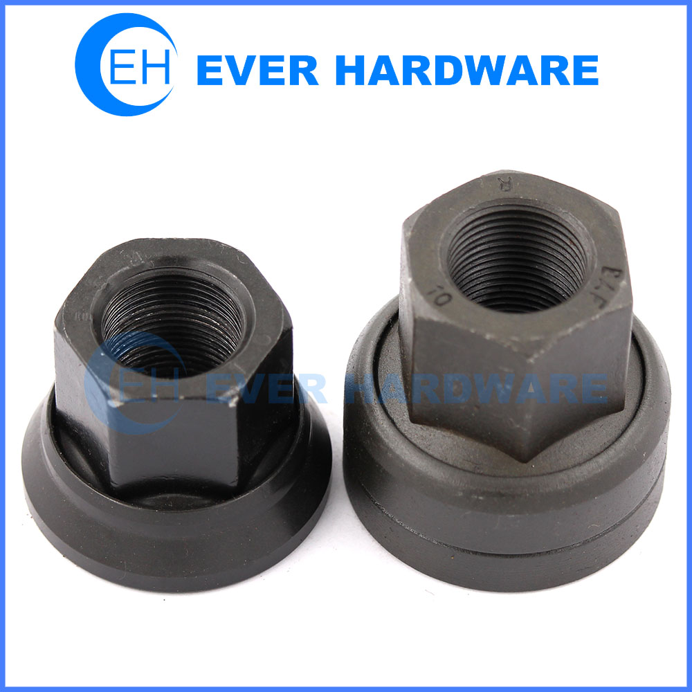 Trailer Wheel Nut Revolving Nut Black High Tensile Truck Wheel Nut