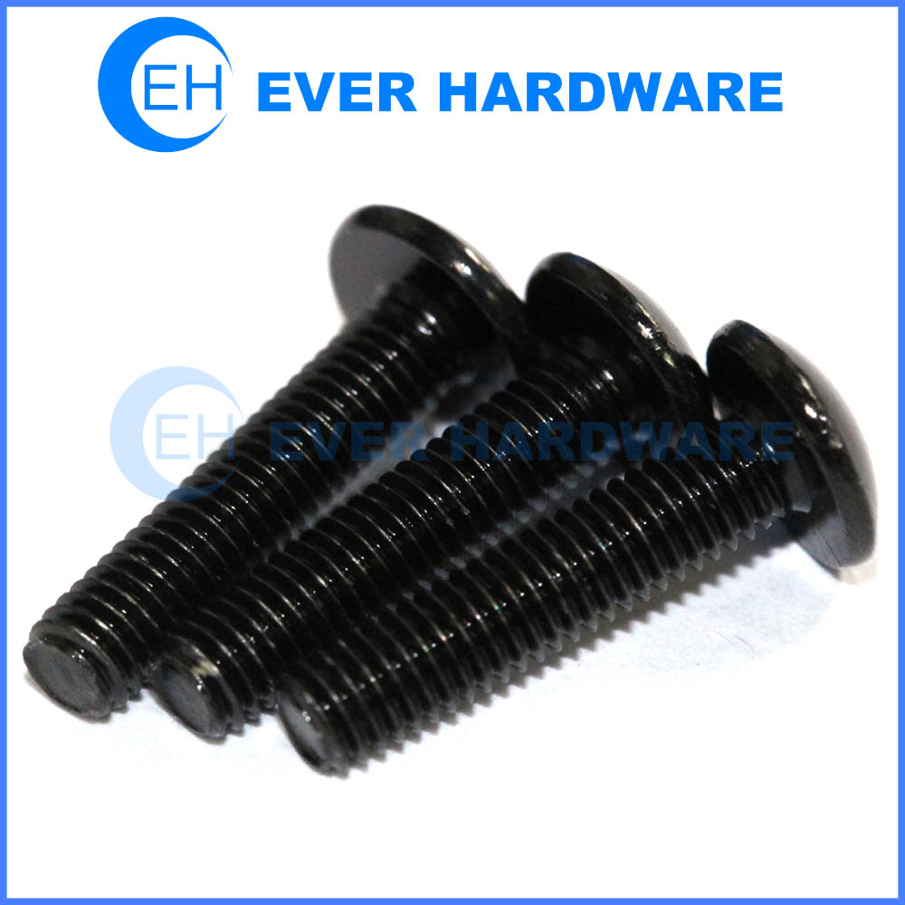 Truss head screws black oxide machine screws manufacturer