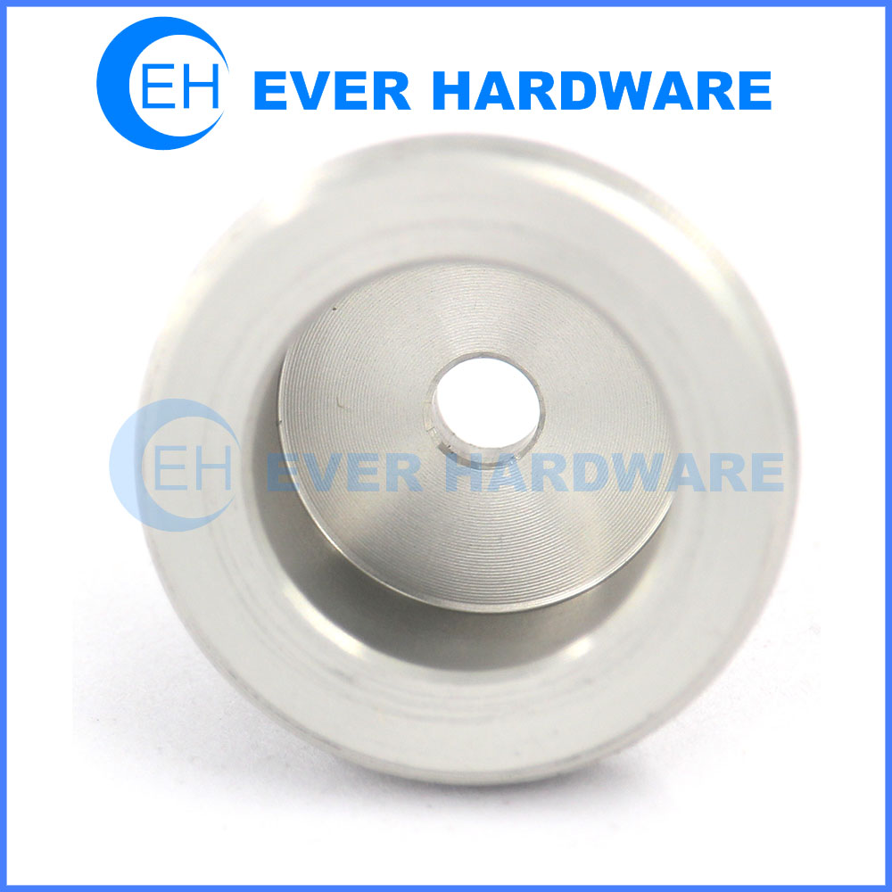 Tube spacer 1 inch spacers decorative aluminum hole attached spacer