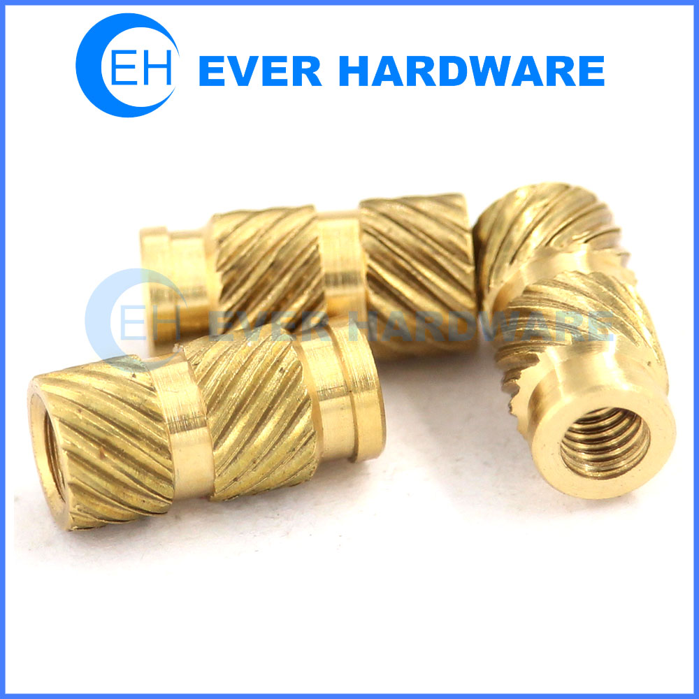 Brass nut electronic brass insert nuts brass hardware fasteners supplier