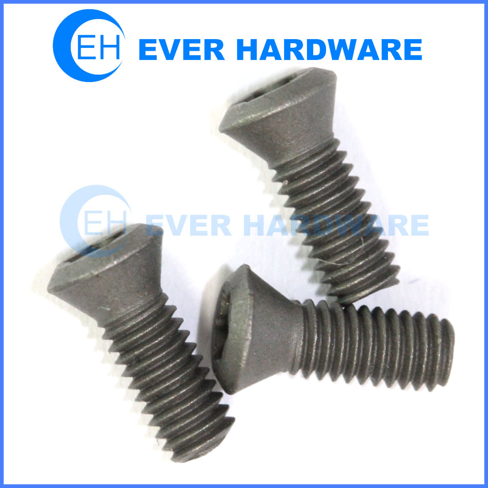 Countersunk bolts machine screws metric fasteners 12.9 grade bolt