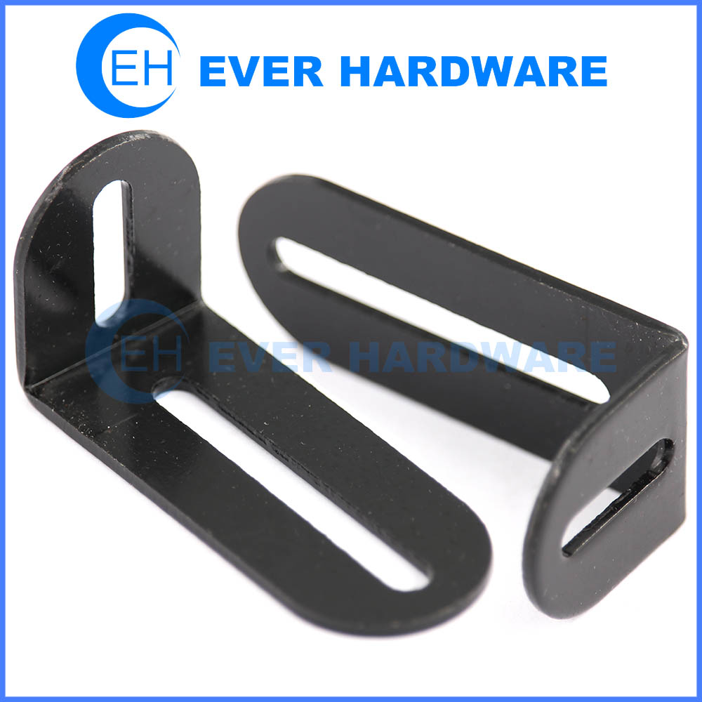 Countertop support brackets black galvanized adjustable L shape support