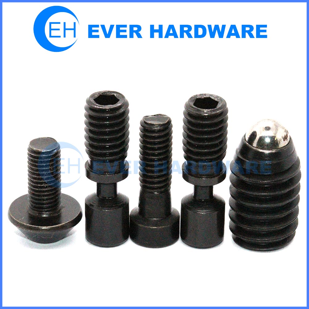 Custom made screws black metal galvanizing hex socket screws supplier