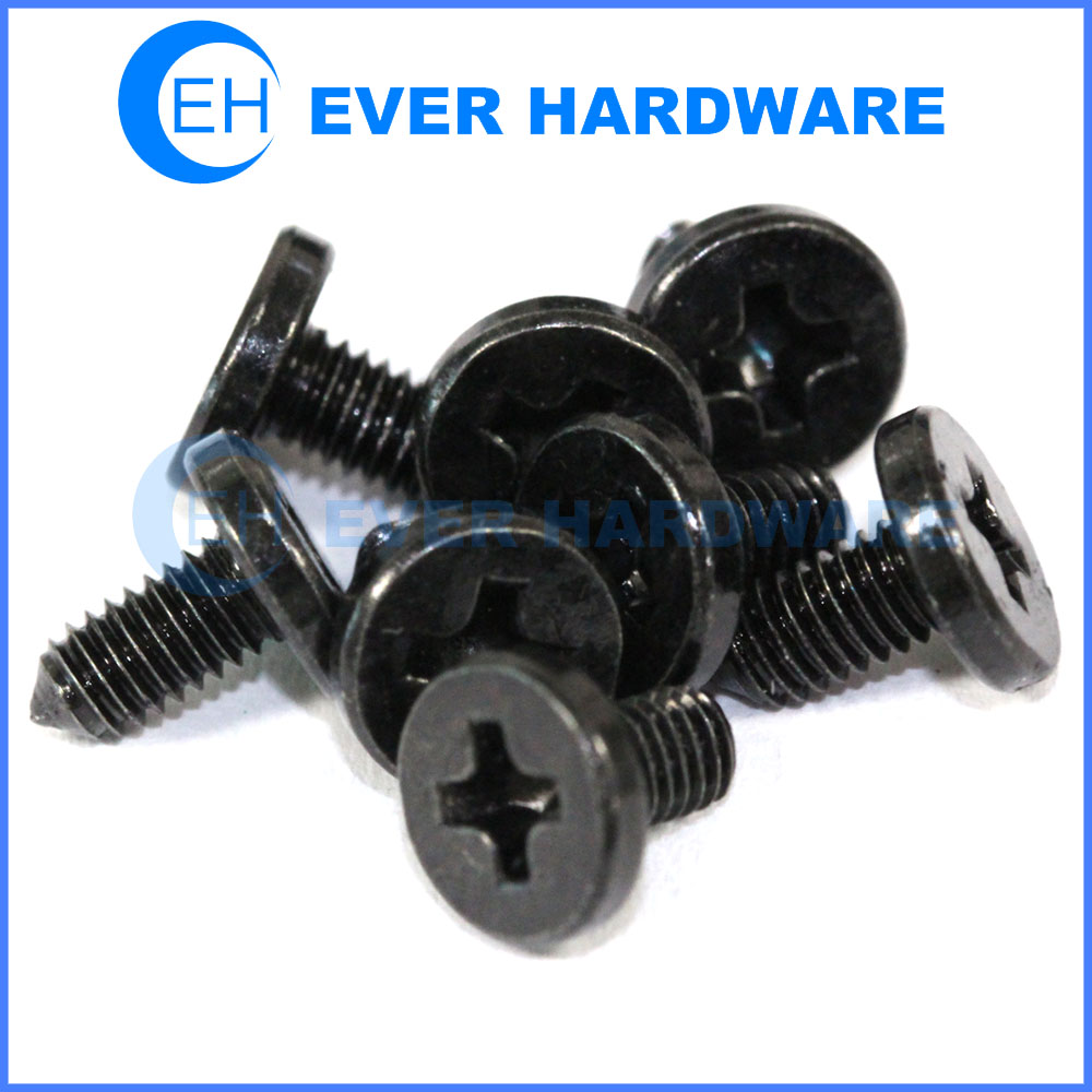 Cylinder electronic screws phillips tip point machine threaded screws