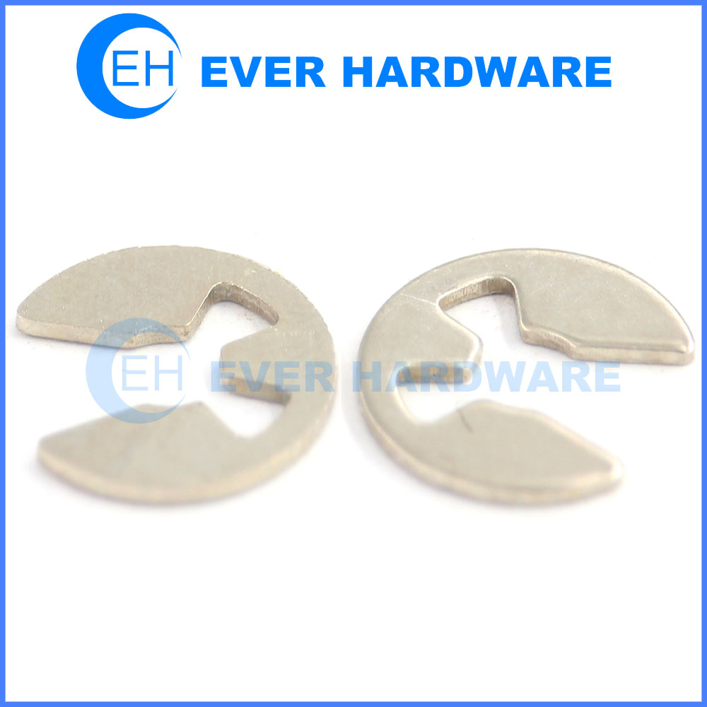 E retaining rings DIN 6799 external E-ring circlip stainless steel