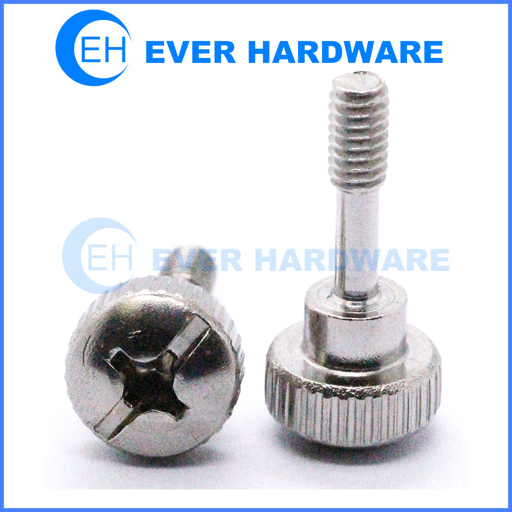 Electrical appliances screws stainless steel shoulder screws slot cross